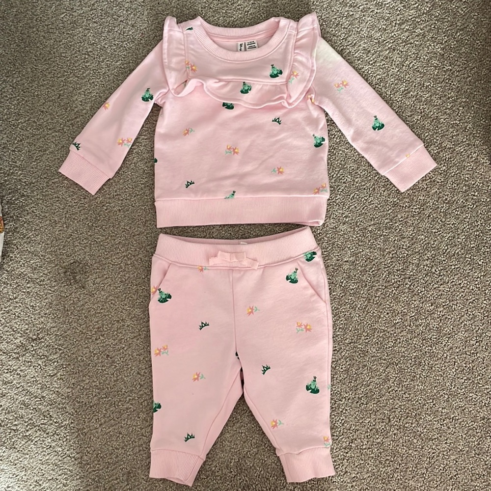 ♥️Disney Janie and Jack super cute princess two piece matching set